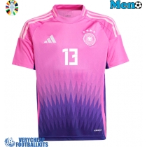 Germany Thomas Muller #13 Replica Away Shirt Euro 2024 Short Sleeve